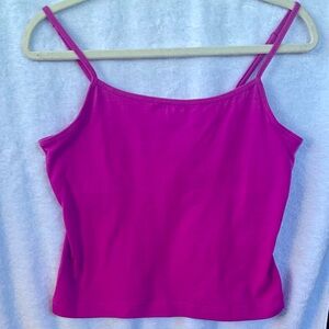Real Comfort Sport Tank W/ Built in Wick Camisole Pink; NWT; M